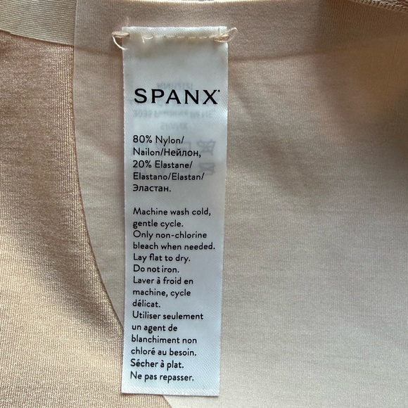 SPANX💕On Core Open-Bust Mid-Thigh Bodysuit Size L - Picture 12 of 12